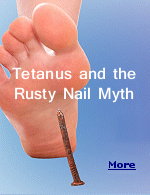 Almost every doctor is taught this unsubstantiated truism in medical school: if you step on a rusty nail, that you�re going to get Tetanus. 